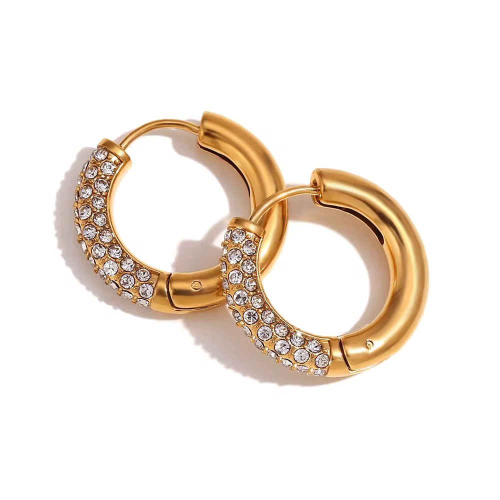 GlowLoop Hoops – Silver