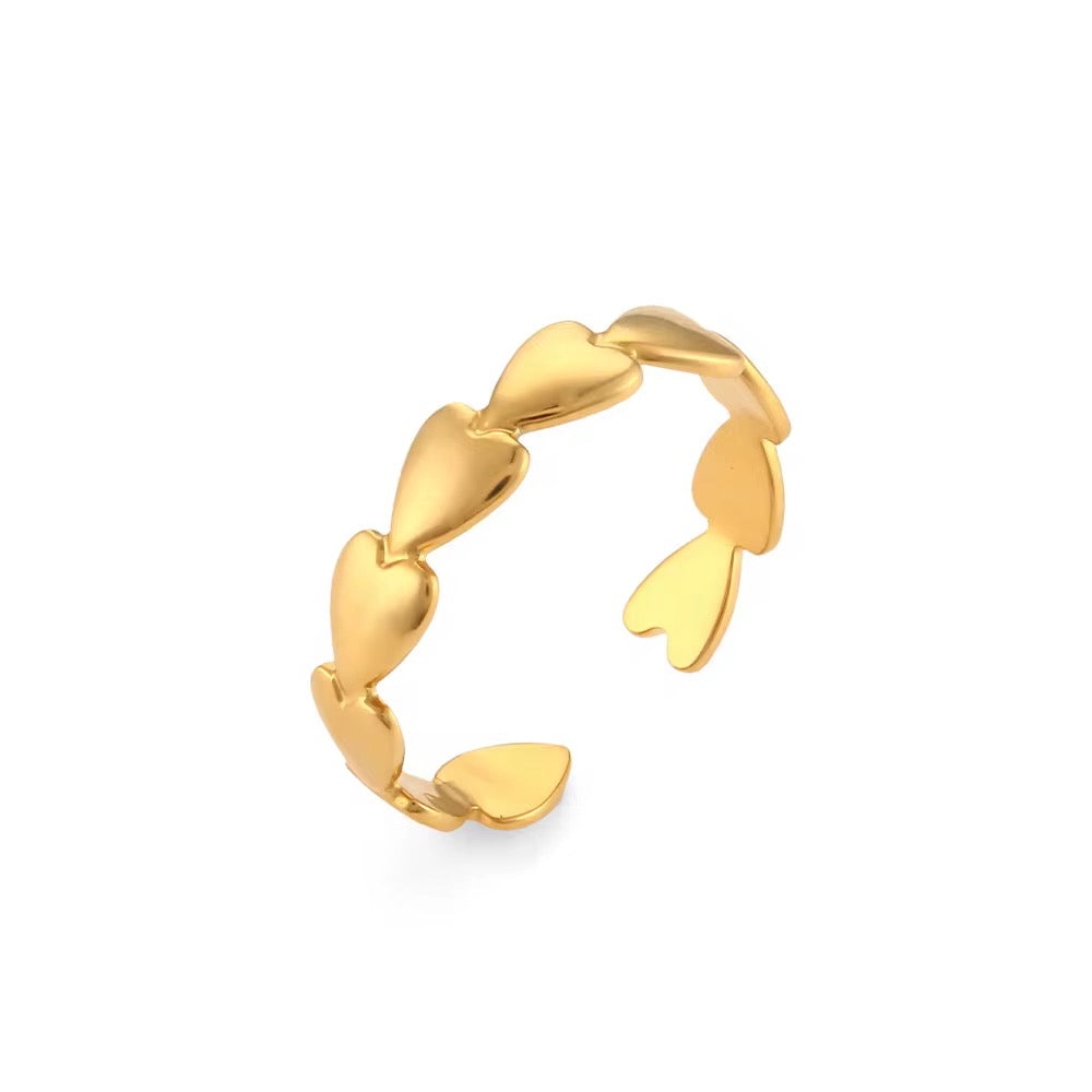 Sweetheart Stack Ring